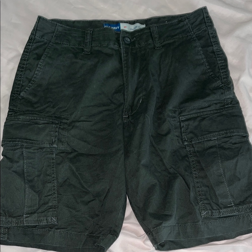 Dark Grey Men's Cargo Shorts